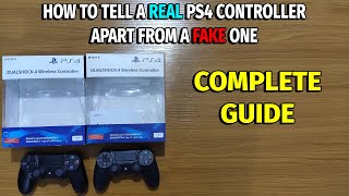 How To Spot A Fake PS4 Controller | Real vs Fake Complete Comparison