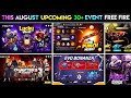 Upcoming Events in Free Fire 🤯🥳| Free Fire New Event | Ff New Event | New Event Ff