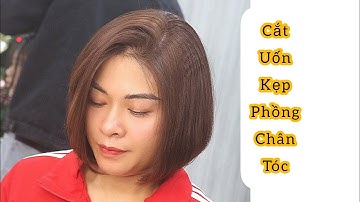 Hướng dẫn cắt, kẹp phồng, uốn tóc ngắn Bob | Quang Saker