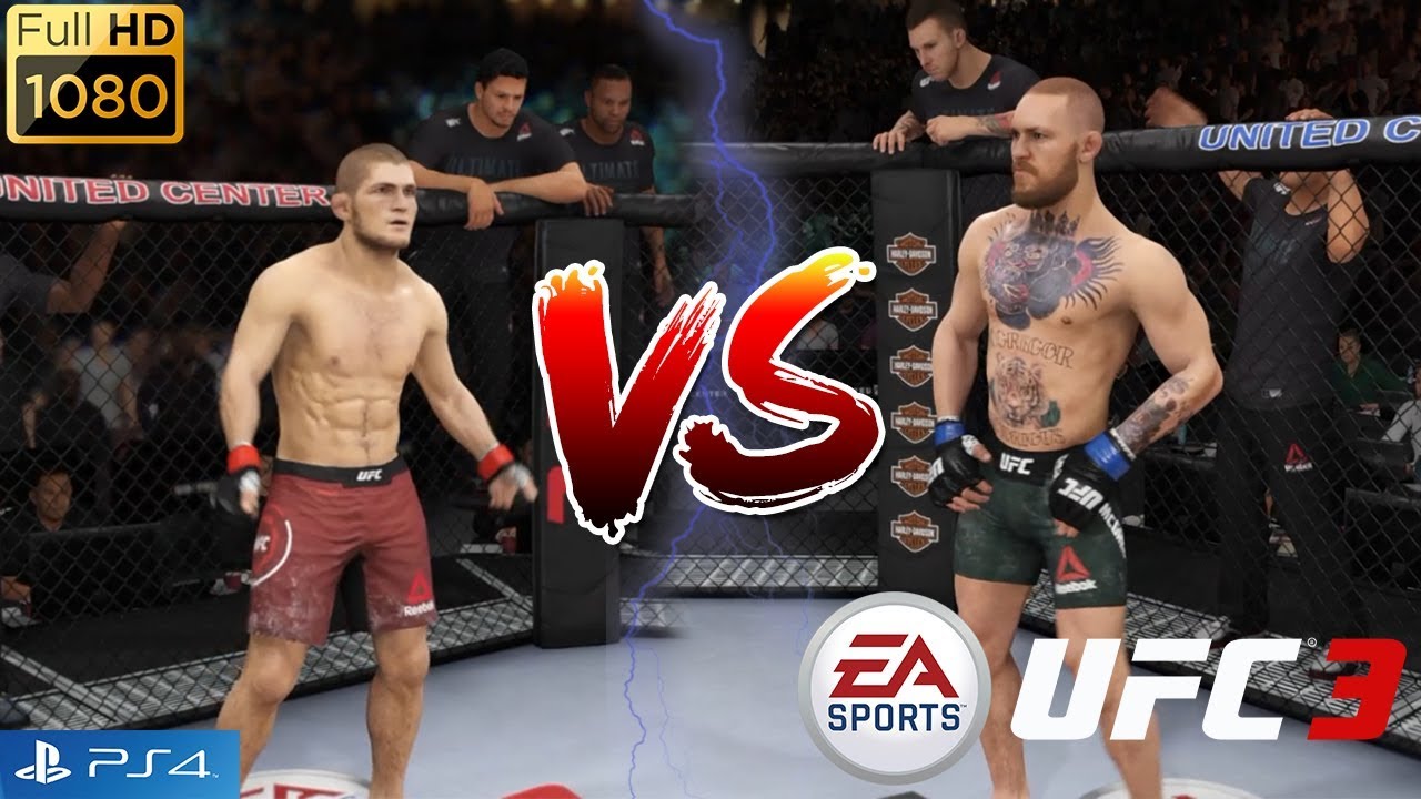 EA Sports UFC 3: Khabib Nurmagomedov VS Conor McGregor - PS4 Gameplay! Full HD 1080p