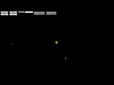 C# Gravity Simulation