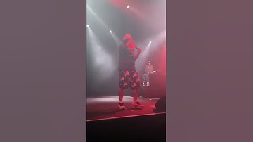 Fans at suicideboys concert screaming at ruby da cherry and scrim