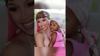 “Cardi B’s lil chocolate princess is stealing the spotlight again 😍👑”