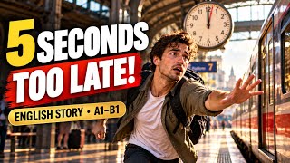 Full He Missed His Train by 5 Seconds—Then a Stranger Changed Everything | English Story A1–B1 News