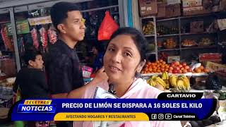 CARTAVIO : PRECIO DEL LIMON SE DISPARA A 16 SOLES EL KILO