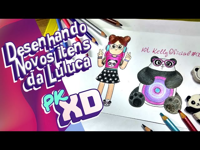 TUTORIAL: Como desenhar a LULUCA! How to draw LULUCA! #luluca