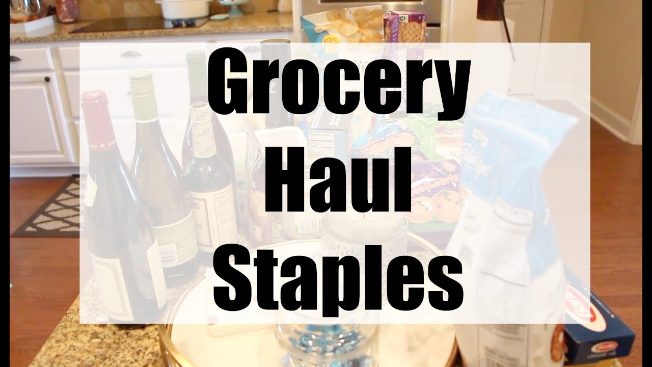 Grocery Haul Staples - YouTube