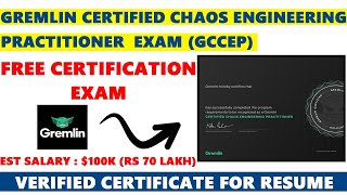 System Security Expert Certification | Gremlin Chaos Engineering Practitioner Certificate Program