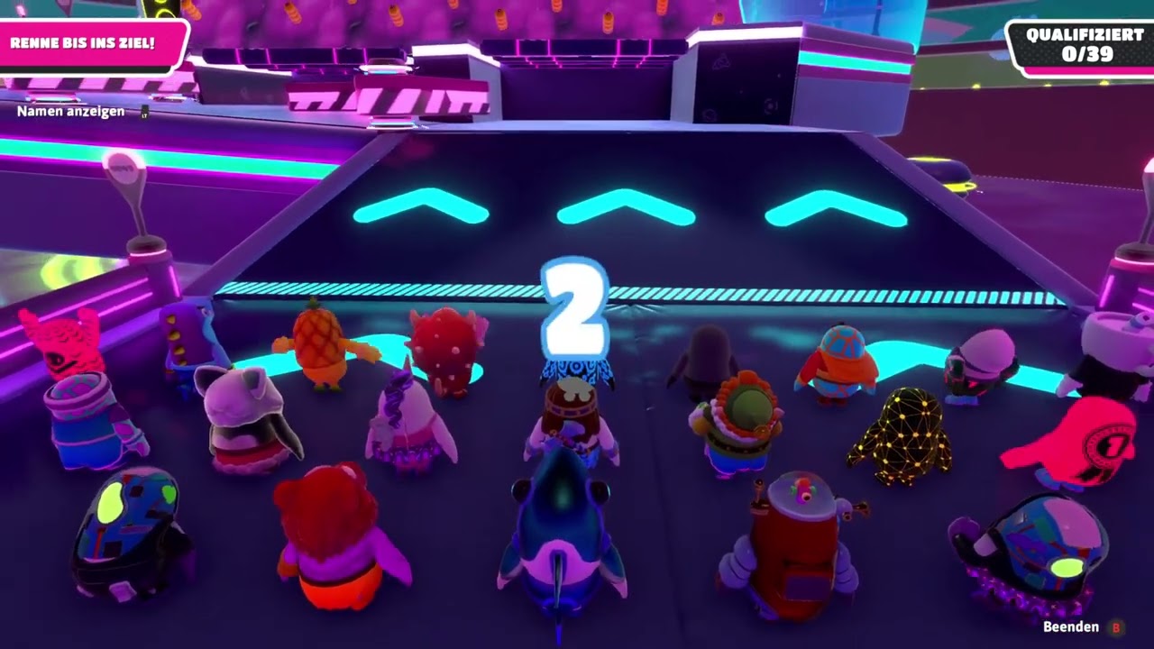 Playing  FallGuys First Time Gameplay 4K Ultra HD 