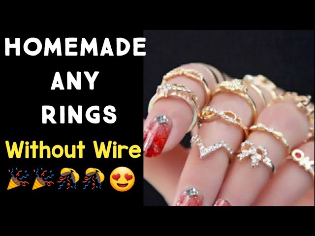 how to make paper ring set with ring box /Homemade cute ring set at  home/Diy ring /how to make ring 