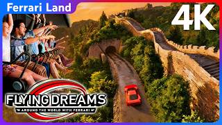 Flying Dreams [4K POV] Flying Theater Ferrari Land - PortAventura @DLPWelcome