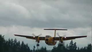 HD Buffalo Aircraft straight in! Land and takeoff crank the sound!