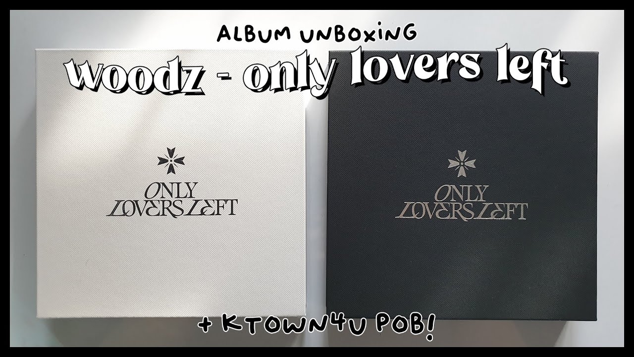 album unboxing ✦ woodz - only lovers left (white & black ver.) +