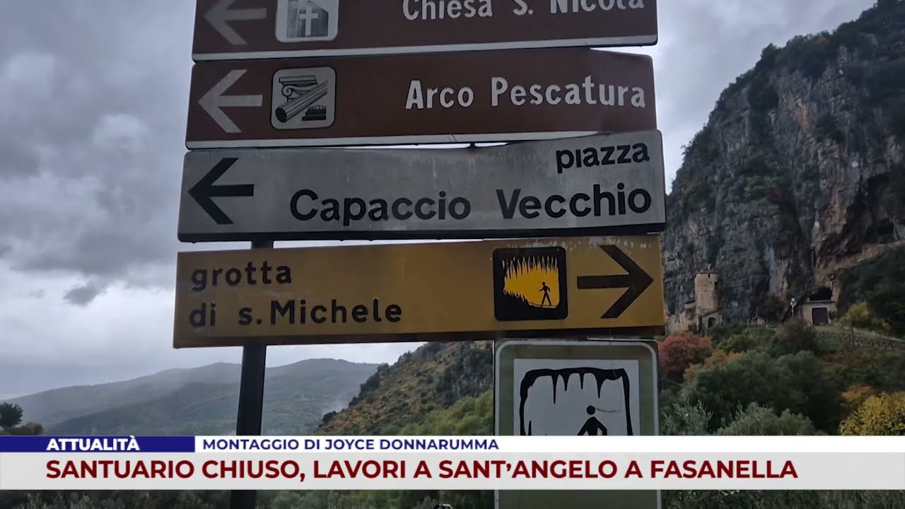 ATTUALITÀ. SANTUARIO CHIUSO, LAVORI A SANT’ANGELO A FASANELLA