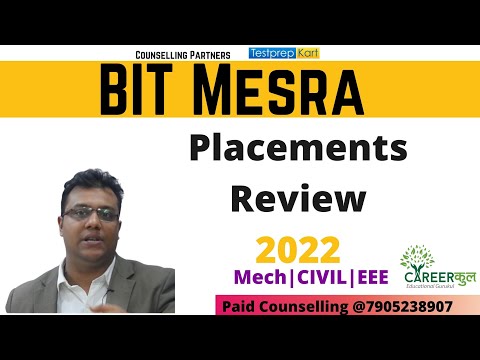 BIT Mesra Placements Mechanical electrical Civil Review Career Counselling by Sagar