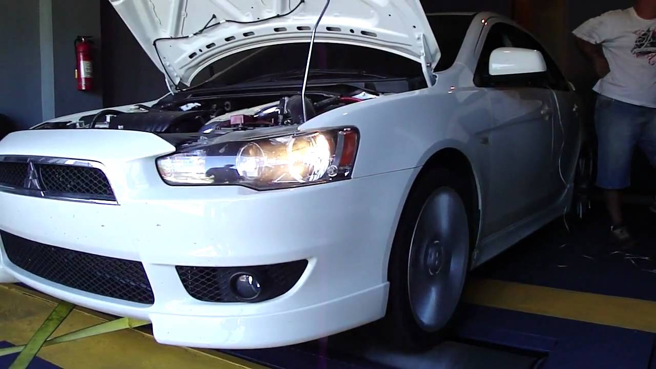 Lancer GTS 09 Dyno Results Puerto Rico YouTube