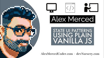AM Coder - Stateful UI Pattern with Plain Vanilla JS (example of conceptually how react works)