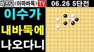 이수가 내바둑에 나오다니 바프고 실전해설