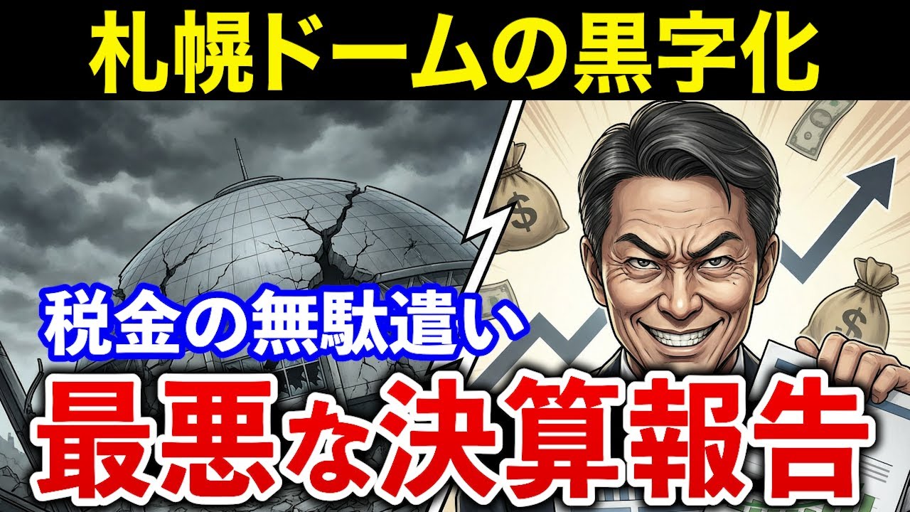 【もはや粉飾決算】札幌ドームがドヤ顔で報告した『黒字』の実態がヤバすぎた【市民舐めすぎ案件】