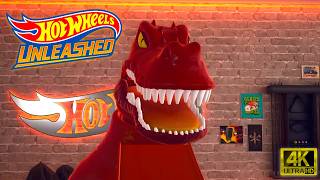 Hot Wheels Unleashed City Rumble: T-Rex in Living Room Full Event Gameplay (No Commentary)