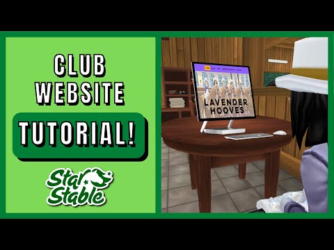 How To Make A Club Website! ​?️​​ Star Stable Online