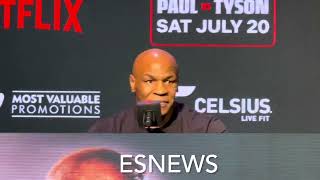 Mike Tyson To Critics Of His Age & Jake Paul Words To Haters Saying It’s Rig If He Win
