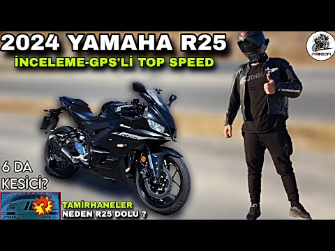 HUNHARCA HIZLANAN YAMAHA R25 İNCELEME VE TOP SPEED & 250cc KRALI !..R25 İLE 24 SAATTE 1800 KM YOL !