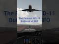 American MD-11 Butter Landing at SFO #shorts #MSFS #FlightSimulator