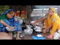 Traditional lifestyle of slum people bangladesh  living in the slums