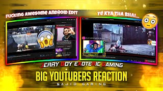 Big Youtubers React On My Montage ? Jerry Boy, Zeher Awais, RxQ ThuGYT, Zoom Gaming, Siddha Gaming