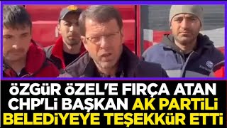 CHP'li Başkan Refik Eryılmaz,  Parti'li Uşak Belediyesi'ne teşekkür etti...