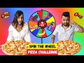 Spin the wheel pizza challenge