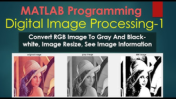 Digital Image Processing tutorial-1 || How to convert RGB to gray and black & white || Resize Image