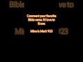 Comment your favorite Bible verse #shorts #jesus #god #holyspirit #yt #ytshorts #youtube #amazing