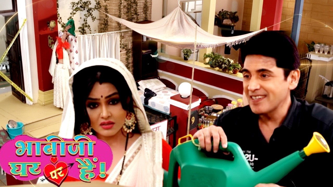 जब बीवी पति को घर से बाहर निकाले, तब पति खचेडू को नहाना पड़ा रास्ते पर 🤣🤣| Bhabiji Ghar Par Hain