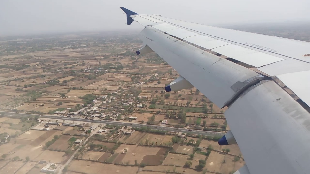 Landing at Udaipur Airport 3 YouTube