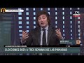 &quot;CON VIDAL ESTAMOS A 6 VOTOS DE VENEZUELA&quot; - Javier Milei con Willy Kohan 18/8/2021