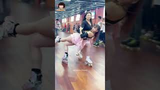 🏂Clean Inline Skating Skills Indoors✨#inlineskating #rollerblade #skatingtricks #freestyle #shorts