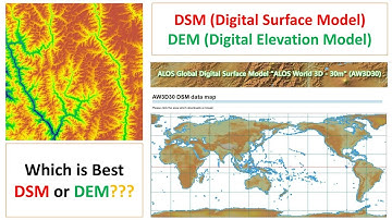 How to Download Digital Surface Model (DSM) !! Which is best DSM or DEM?