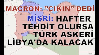 Hafter Tehdi̇t Olursa Türk Askeri̇ Li̇byada Kalacak