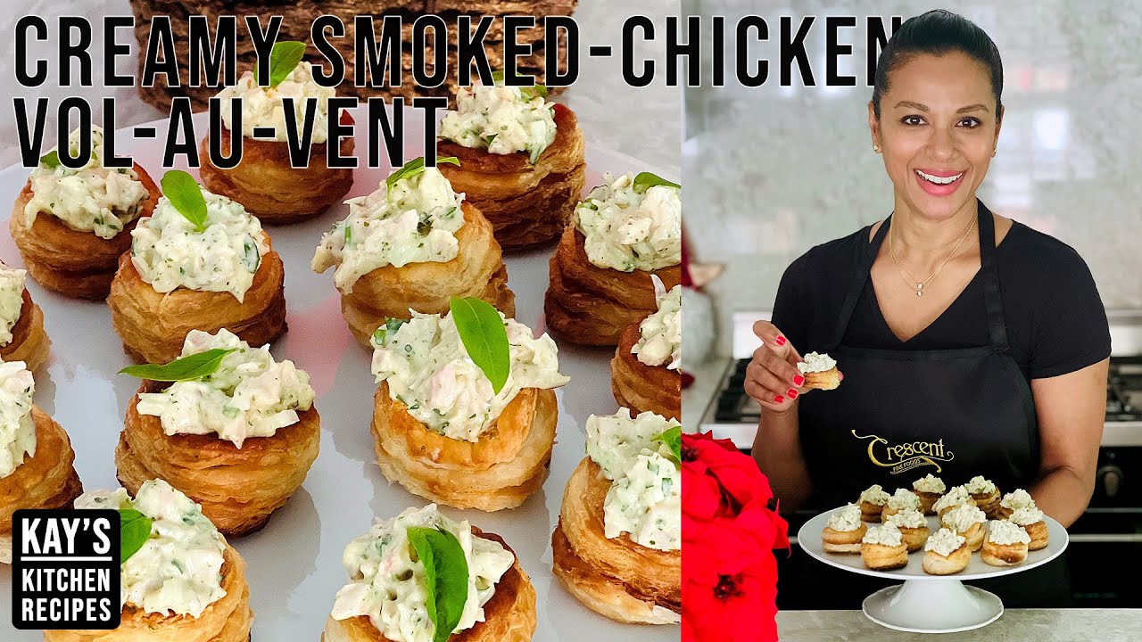 Kay's Creamy Smoked Chicken Vol au Vent Recipe