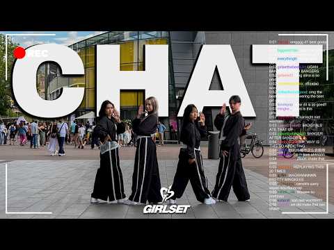 [DANCE IN PUBLIC AMSTERDAM/NETHERLANDS][ONE TAKE] GIRLSET(걸세트) - CHAT [DANCE COVER][D1STINTO][4K]