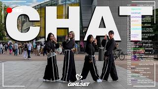 [DANCE IN PUBLIC AMSTERDAM/NETHERLANDS][ONE TAKE] GIRLSET(걸세트) - CHAT [DANCE COVER][D1STINTO][4K]
