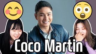 Korean React to Coco Martin | Korean girl found Filipino Crush 🤣