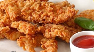 Crispy Chicken Strips Recipe | KFC Style Chicken Strips / Fingers | Ramzan Special