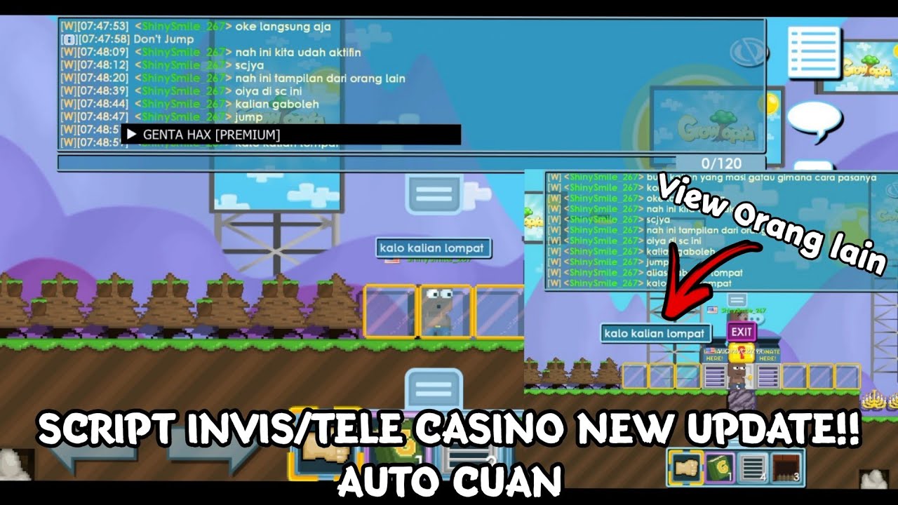 Script Tele/Invisible New Update!!! Growtopia Version 4.42 ‼️ - YouTube