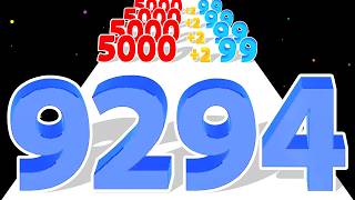 NUMBERS RUN 3D - Number Master (Cool Math Game) Level Up Numbers. Max Level Freeplay Highscore!