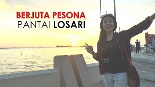 Keliling PANTAI LOSARI Naik Perahu Moto dan Makan Pisang Epe Bakar Khas Makassar 