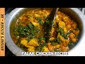 Palak chicken  spinach chicken gravy recipe by ayeshas kitchen  ak