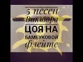 5 песен Цоя на бамбуковой флейте